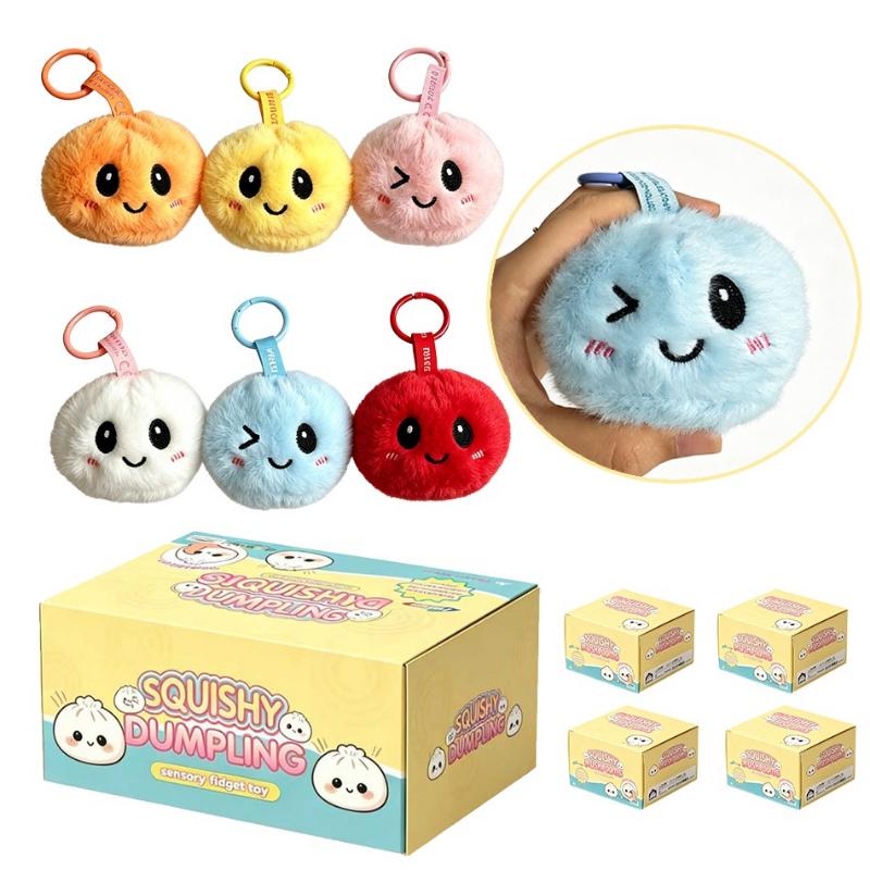 Weiches, quetschbares Baozi Plüschtier Stressabbau Entlüftung Sensorisches Fidget Spielzeug für Erwachsene Kinder