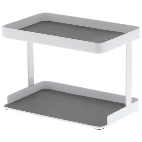 Yamazaki Kitchen Storage Condiment Storage Rack, Tower, White, 3276