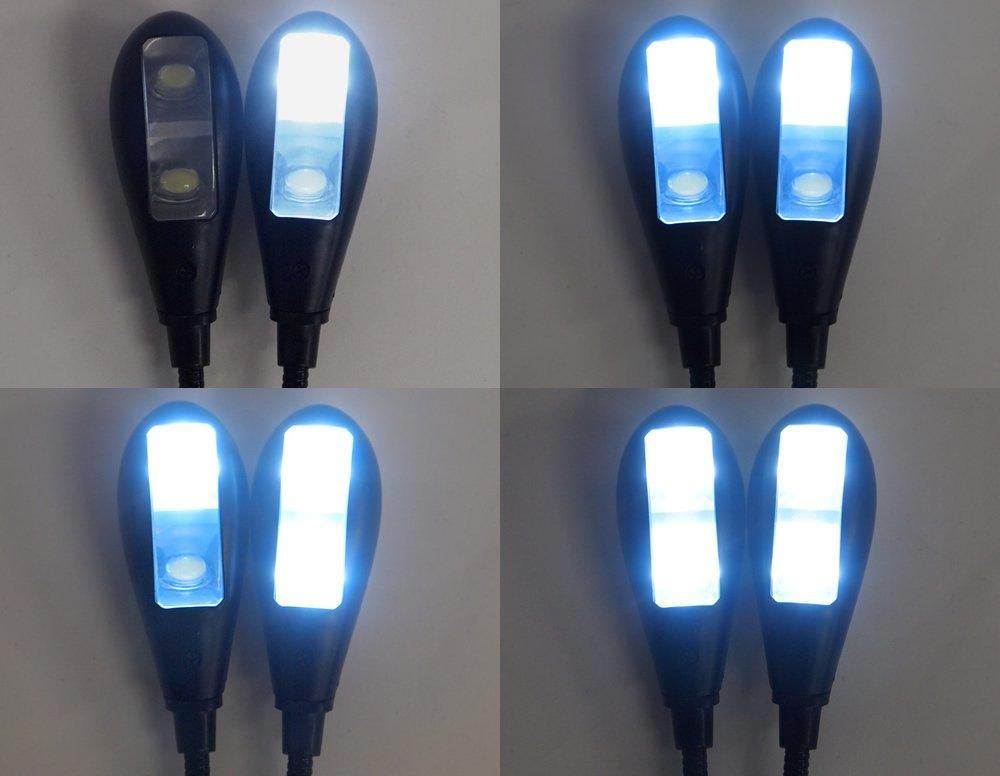 KC Music Stand Gooseneck 4 Black Light, Type, LEDs, KML-02/BK