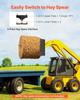 45-inch Skid Steer Pallet Frame with Hitch Receiver & Spear Sleeves