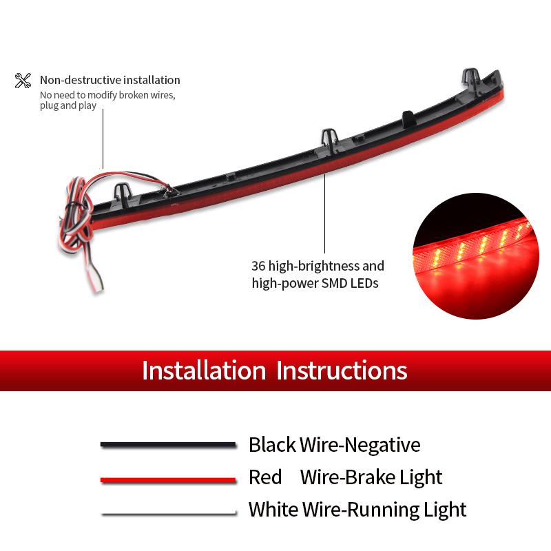 Car Rear Bumper Lamp for VW T5 Transporter/ Caravelle / Multivan 2012-2016 LED Tail Signal Lamp Brake Lights Car Accessories