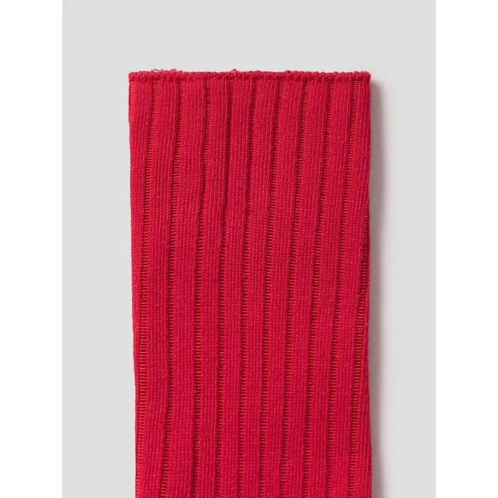 [8 Sekunden] Rot gestreifte Socken Rot (3561KTAMC6)