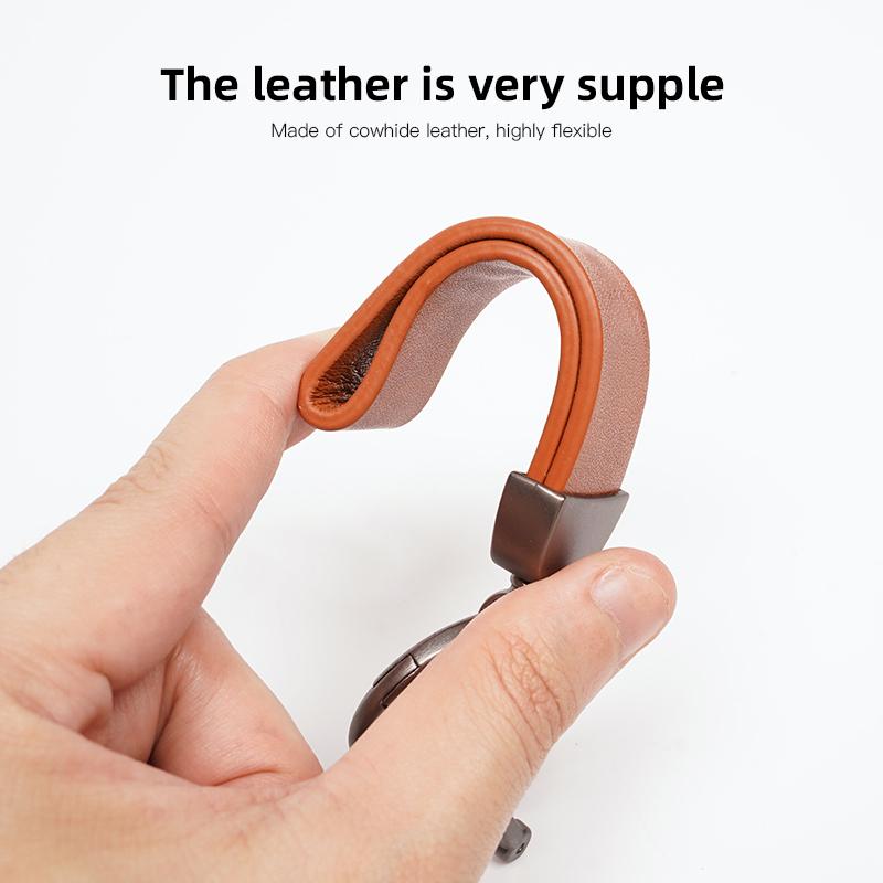 High-quality Metal/Leather Car Key Chain Logo Keyring Luxury Auto Interiors For BMW E46 E90 E60 F30 F10 E39 E36 G30 E92 E87 X5 ulcr72