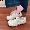 Leather retro German training shoes women's 2025 new summer versatile board shoes casual sports shoes little white shoes Forrest Gump shoes women