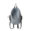 Girls summer travel backpack nylon backpack casual fashion lightweight solid color college student class bag