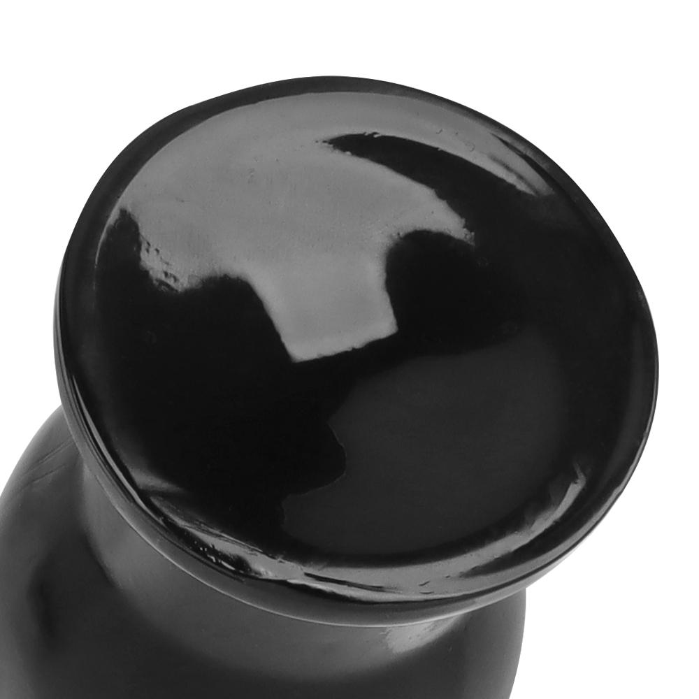 PVC Black Butt Plugs Anal Dildo Masturbator Penis Fisting Sex Toys 18+ BDSM