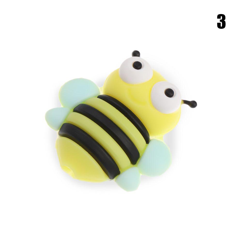 Cute Insect Shape Wired Earphone Cartoon Cable Protectors Wire Cord Protector Silicone Case Data Line Cover