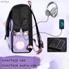 AjieQaQ Demon Hunters School Backpack Shockproof Waterproof Large Capacity Lightweight Durable Oxford Fabric 41x27x14cm