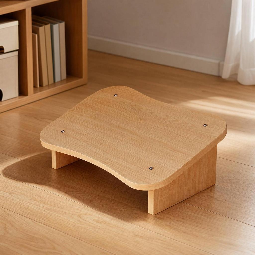 BeneathDesk Footrest Stool Stable Compact Supportive Under Desk Foot Rest for
