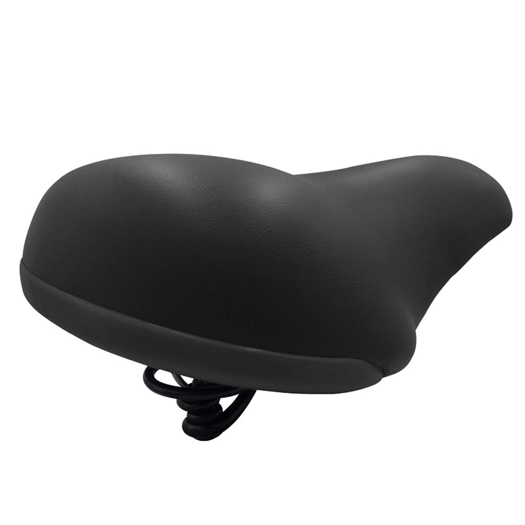 NOGUCHI Bicycle Saddle Fluffy Compatible with Electric Assist Black [Large, Saddle] Bicycles,