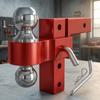 Dual Ball Coupler Forged with Balls Secure for Towing