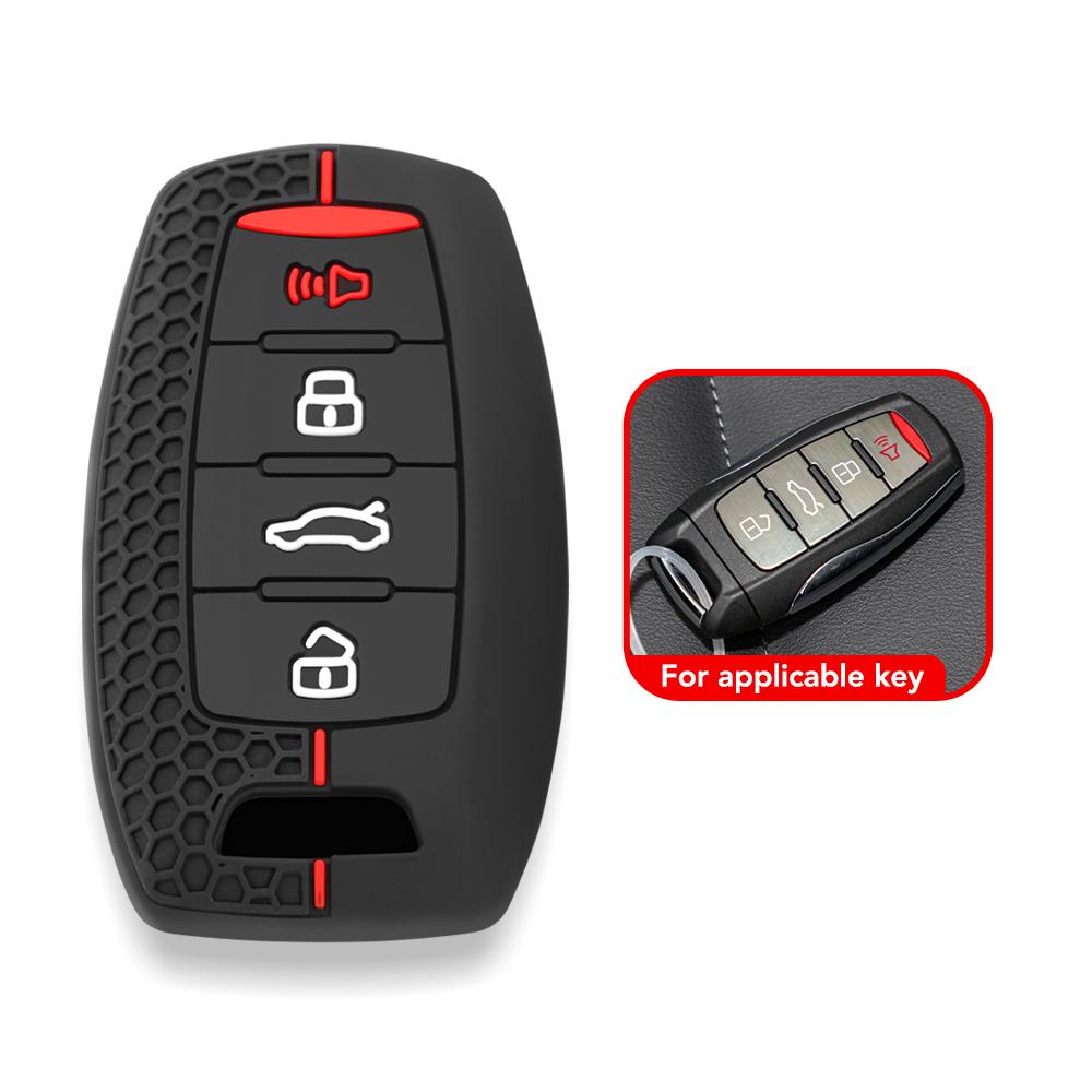 

Силиконовый чехол для ключей Haval F7x H6 2023, аксессуары, чехол для автомобильных ключей, брелок для Haval Jolion Joico Jollein F7 H6 Jolyon F7H Dargo