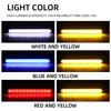 2x 24SMD LED Motorcycle Light Bar Strip Rear Tail Brake Stop Lamp License Plate Lights Flowing Turn Signal Indicators Universal