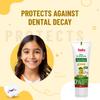 BabyOrgano® Herbal Toothpaste for Kids L 100% Ayurvedic L Non Gel Formula L Goodness of Babool and Mulethi L Mango Flavour- 50gm (Pack of 4)