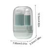 Travel Toothbrush Kit Portable Traveling Toothbrush Kit Lightweight Foldable Cup Set Holder For Women Men Toiletries Backpack