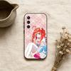 Custodia per telefono I-Itsuki N-Nakano Per Samsung Galaxy A73,21,22,32,71,53,52,51,80,5G Cover Nera Morbida
