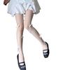 Women Sweet Sheer Pantyhose Stockings Cute Mini Bowknot Pearls Beaded Thin Nylon Tights Soft Breathable Leggings