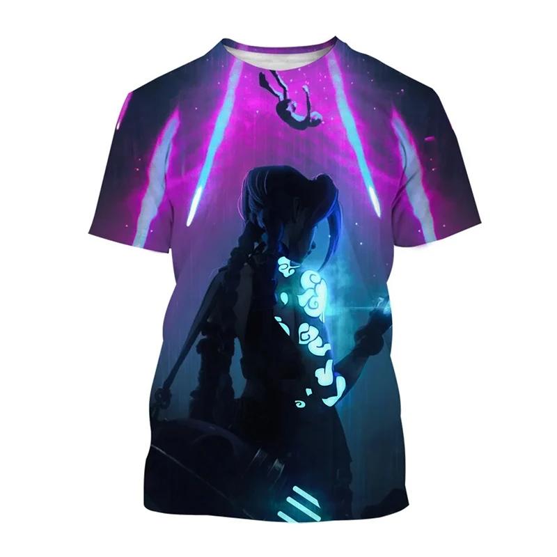 Camiseta con estampado de anime 3D de moda para hombres y mujeres
