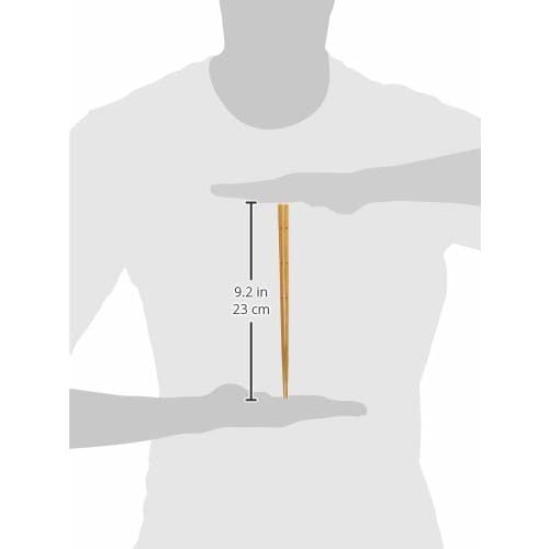 Ishida Japanese Chopsticks, Thin Bamboo, Subaru Red, 22.5cm