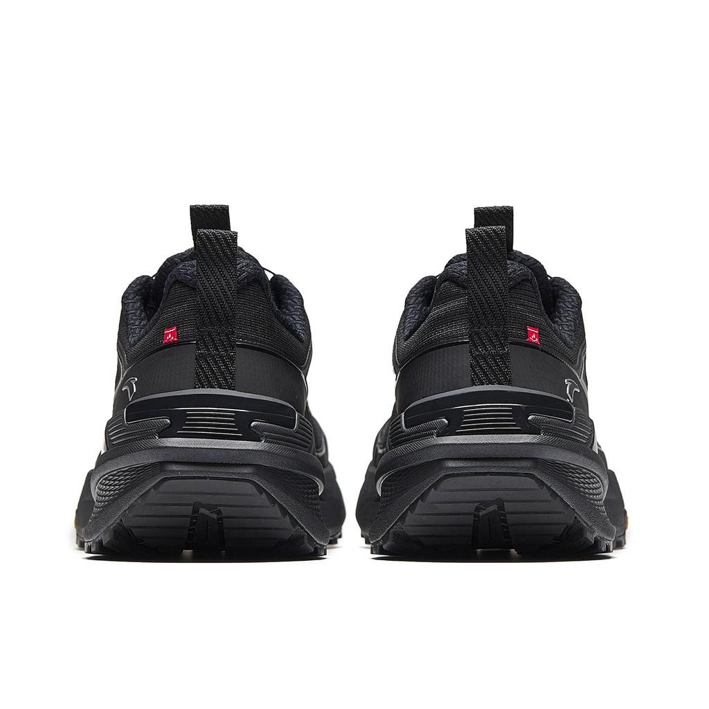 Anta Tian Du Synthetic Leather, Textile Low top Casual City Commuting Training Running Shoes Men's Basic Black 112615599-5