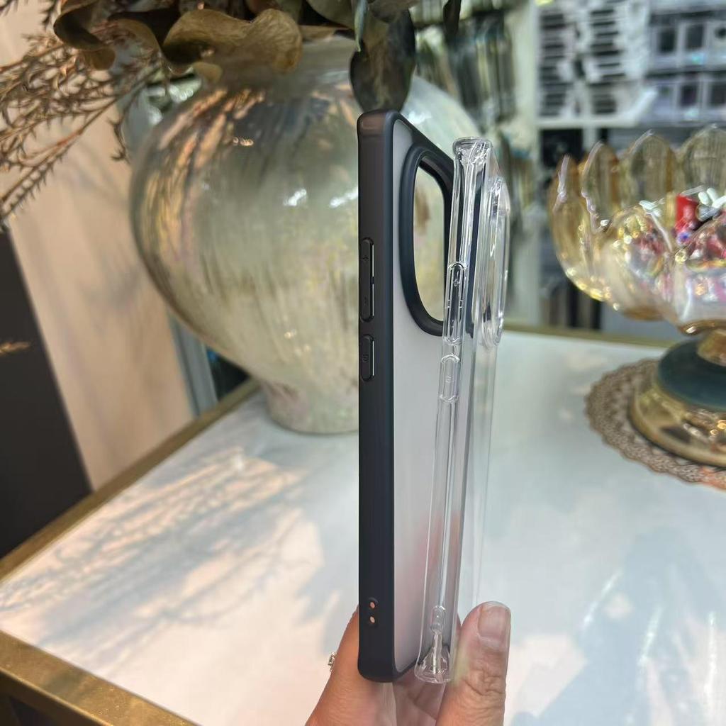 Xiaomi Note15 Pro Magnetic Transparent Turbo4 Pro Airbag Frosted Protective Case
