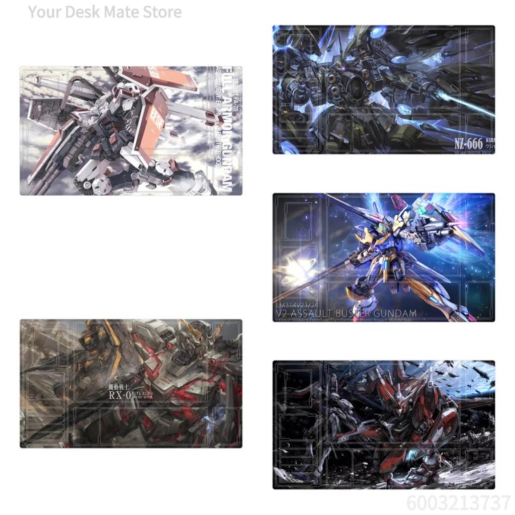 V Assault Buster Gundam Playmat Waterproof Antislip Desk Mat for TCG