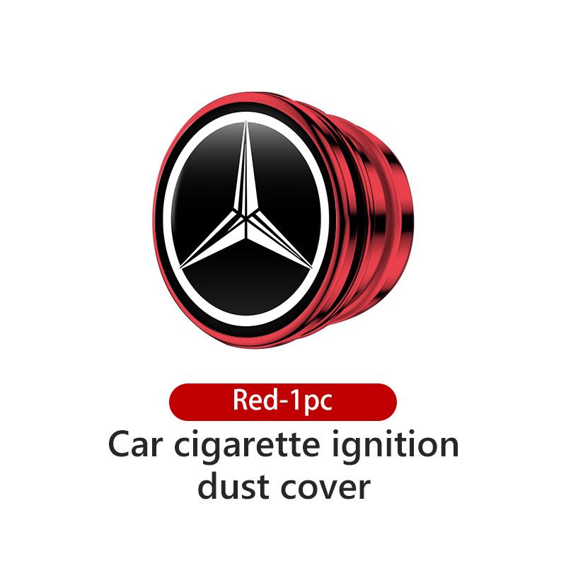 LSEV2 Car Cigarette Lighter Dustproof Plug Button Cover Accessories For Mercedes Benz C180 C300 W124 W176 W177 C200 C260 GLC CLE CLA