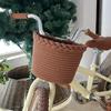 Cesto per Bicicletta per Bambini con Corda di Cotone Durabilità Storage per Esterno e Quotidiano
