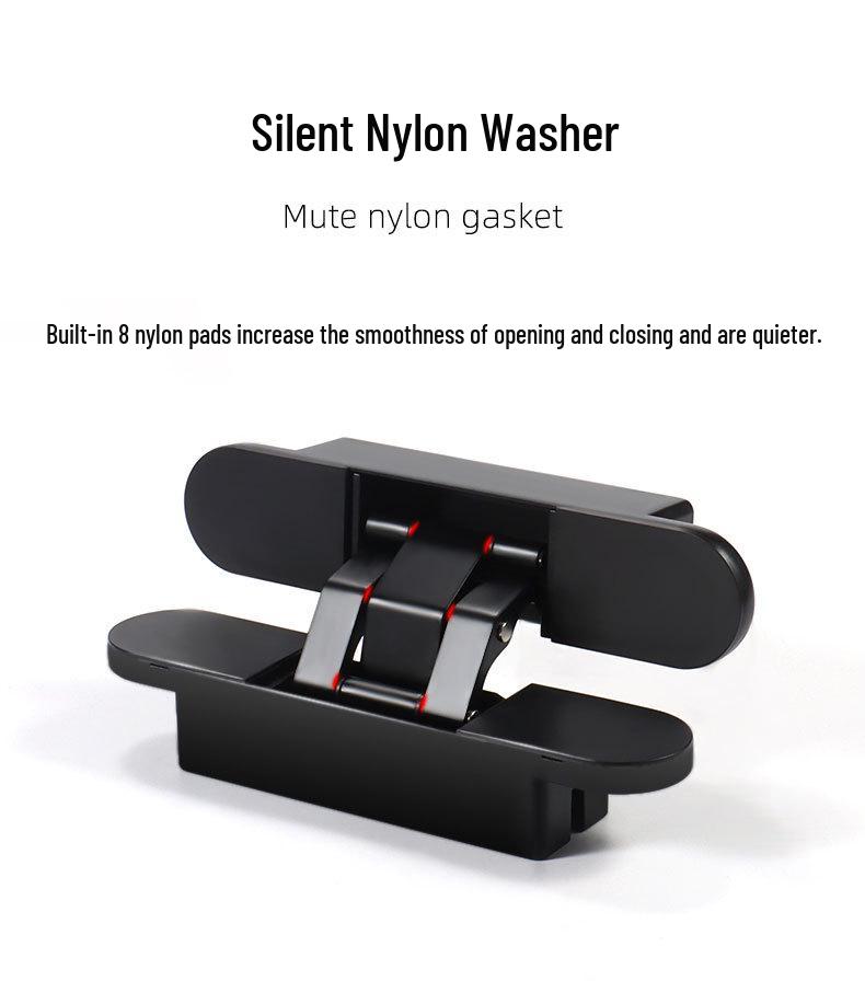 Adjustable 180° Concealed Door Hinges for Inward/Outward Opening Wooden Doors