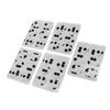30Pcs Drum Dampener Gels Oval Shape Soft Safe Silicone Durable Easy To Use Drum Silencers for Cymbals Instruments