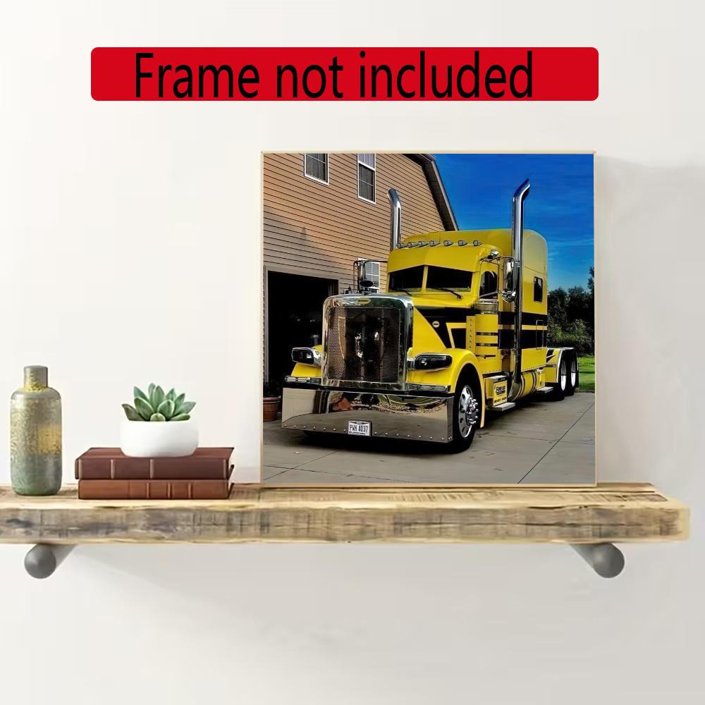 Kenworth 5D Diy Diamond Paintings Mosaic Wall Round Diamond Art Painting Kits Embroidery Crystal Accessories Frameless