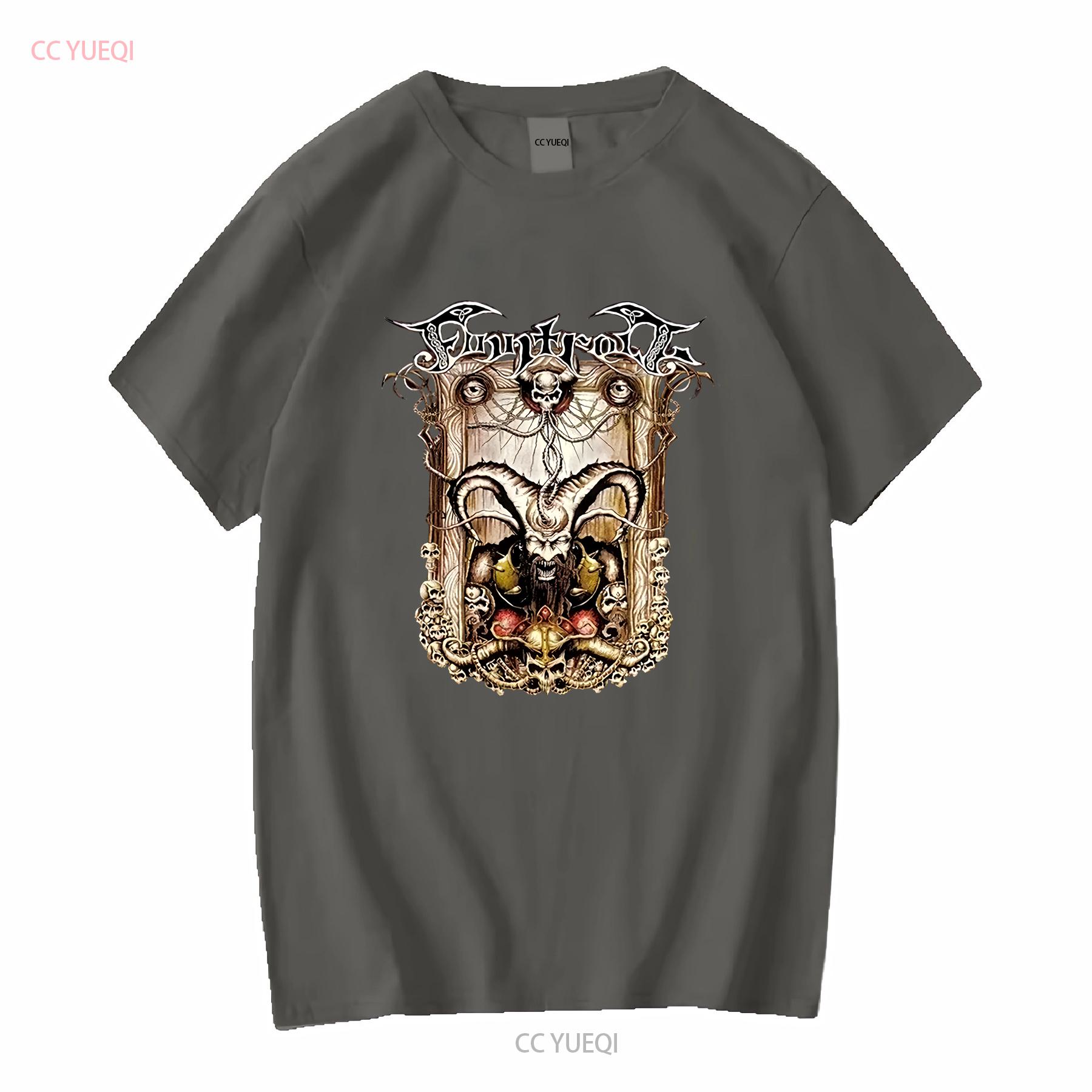 BenberFashion Finntroll T-shirt Heren Large Zwart Band Muziek vintage Gewassen mode grafisch homme Ademend designerkleding Unisex Zacht L