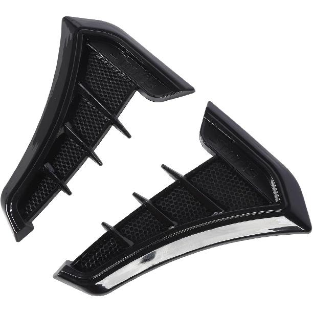 Car Wing Vent Trim Cover for 1 Series E90 E91 - Side Vent Decoration Trim for Enhanced and Performance - Trim (Black)