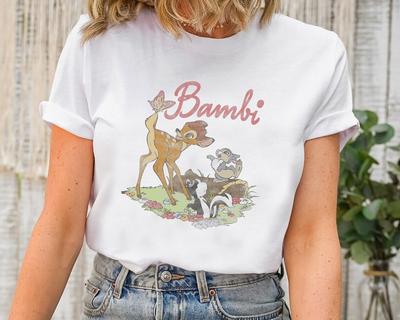 Bambi Thumper Floral Funny Bambi The Animal Kingdom TSHIRT