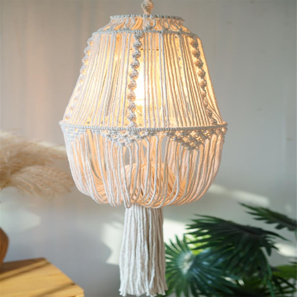 Natural Woven Round Pendant Lamp Shade Light Cover for Dining Room and Kitchen Island Lighting Enhancing Homes Aesthetic