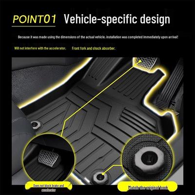 Toyota Prius ZVW30/40/50/60 Prawa strona Kierownicy Dywaniki Podłogowe i Bagażnika TPE