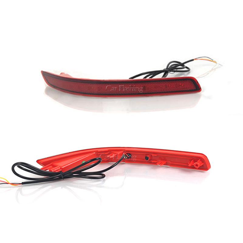 For Kia Optima K5 LED Rear Bumper Light Fog Lamp Brake Light Reflector turn signal