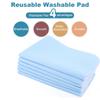 Absorbent 6pcs Reusable Washable Pad, for Elderly, Babies, Bed-wetting Children, Woman's Menstrual Periods and Physical Discomfort People with A