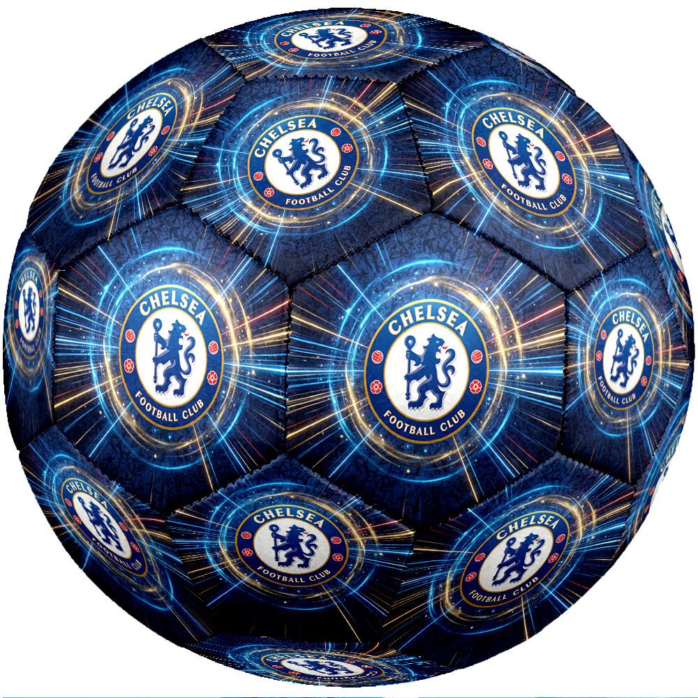 Chelsea FC Thema Fußball Ball Größe 5 Fußball Ball Weiche Haptik Professioneller Trainingsfußball für Outdoor-Sportarten