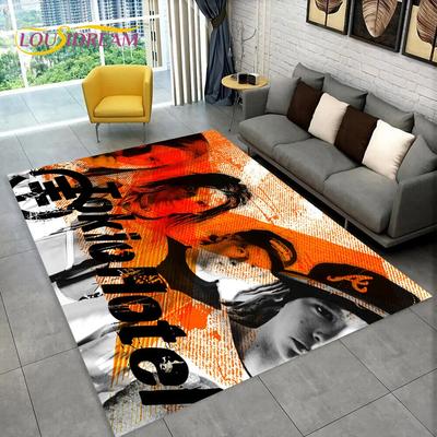 Covor Covor Trupa Rock Tokio Hotel pentru Casă Living Dormitor Canapea Covoraș de Ușă Decor, Covor pentru Copii Covoraș de Podea Antiderapant
