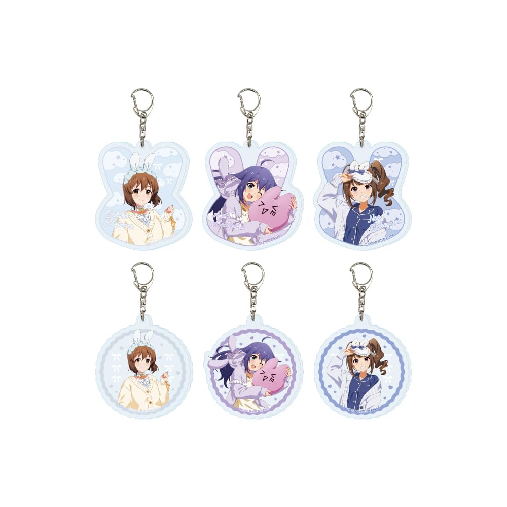 

THE MILLION 06 Usafuwa Acrylic Keychain Complete Set of iDOLM@STER LIVE! Dreamy! ver. [Original Illustration] (Box 6)