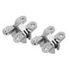 Zinc Alloy Hidden Hinges 180 Degree Swing Hinges Invisible Cross Hinge  for Folding Door