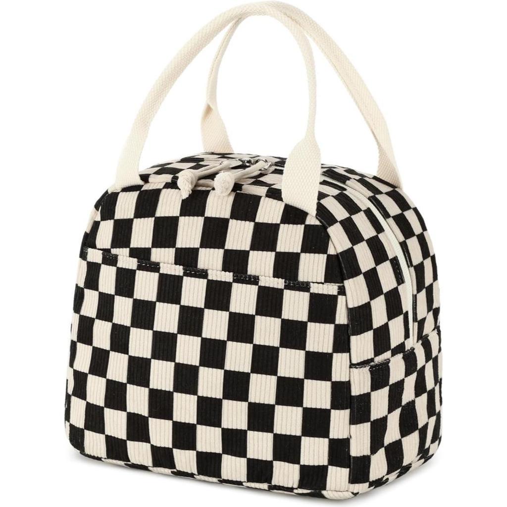 Insulated Lunch Box Bag for Students & Office Workers, Handheld or Shoulder Style