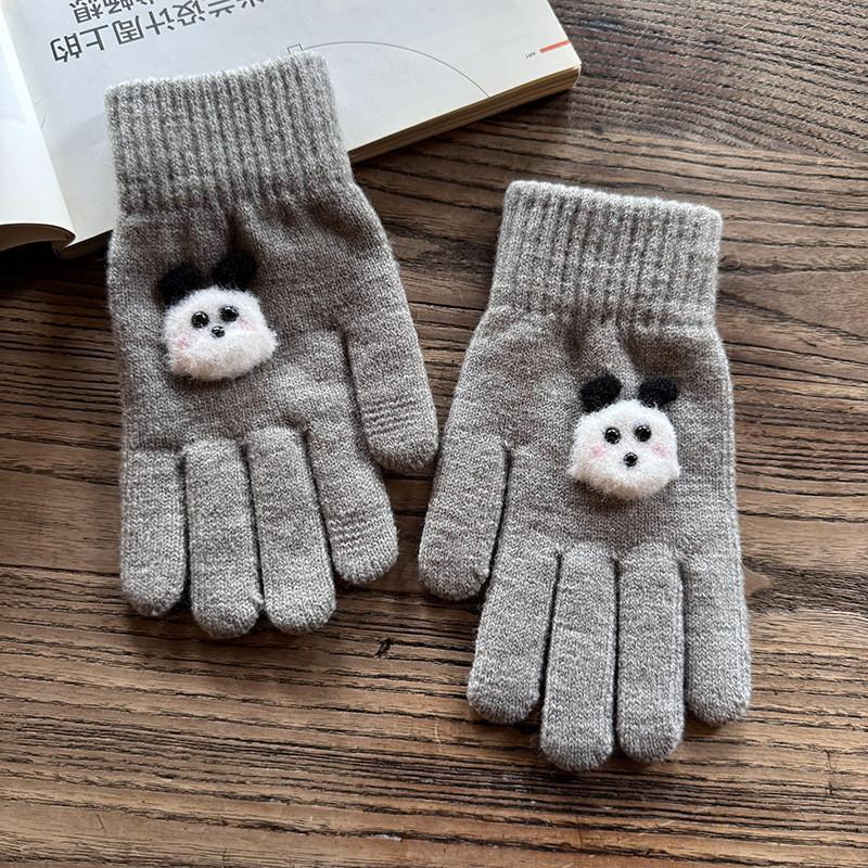 Knitted Animal Pattern Gloves For Winter Warmth And Style