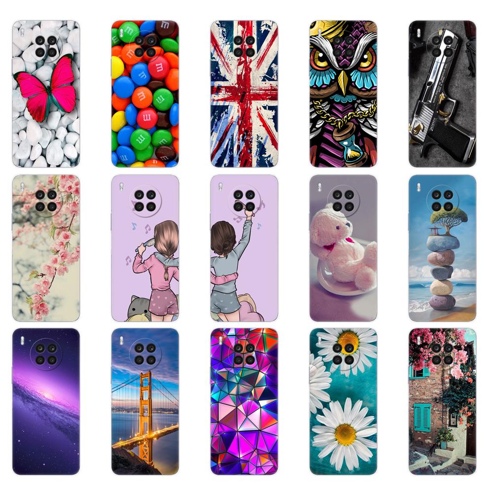 For Honor 50 Lite Case 6.67 Inch Silicon Back Cover Phone Case For Huawei Honor 50 Lite Soft Case TPU Bumper 50Lite Light Funda