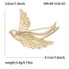 Stylish Swallow Shaped Brooch Alloy Enamel Chest Jewelry Lightweight Comfortable Wear Chest Accessory For Daily Wear