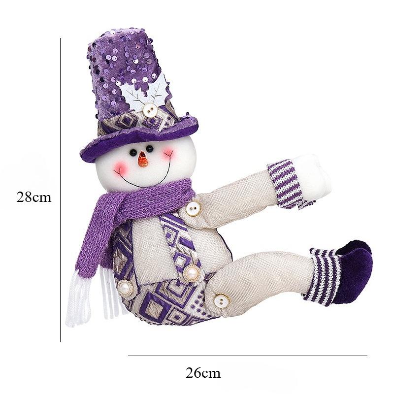 Christmas Creative Curtain Buckle Cartoon Doll Decoration Hotel Restaurant Decoration Doll Buckle Window Pendant