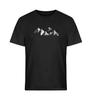 Skier Mountains Skiing Après Ski Tee Graphic Retro Streetwear High-quality Crew-neck Short-sleeved Women Funny Print Stylish Tee