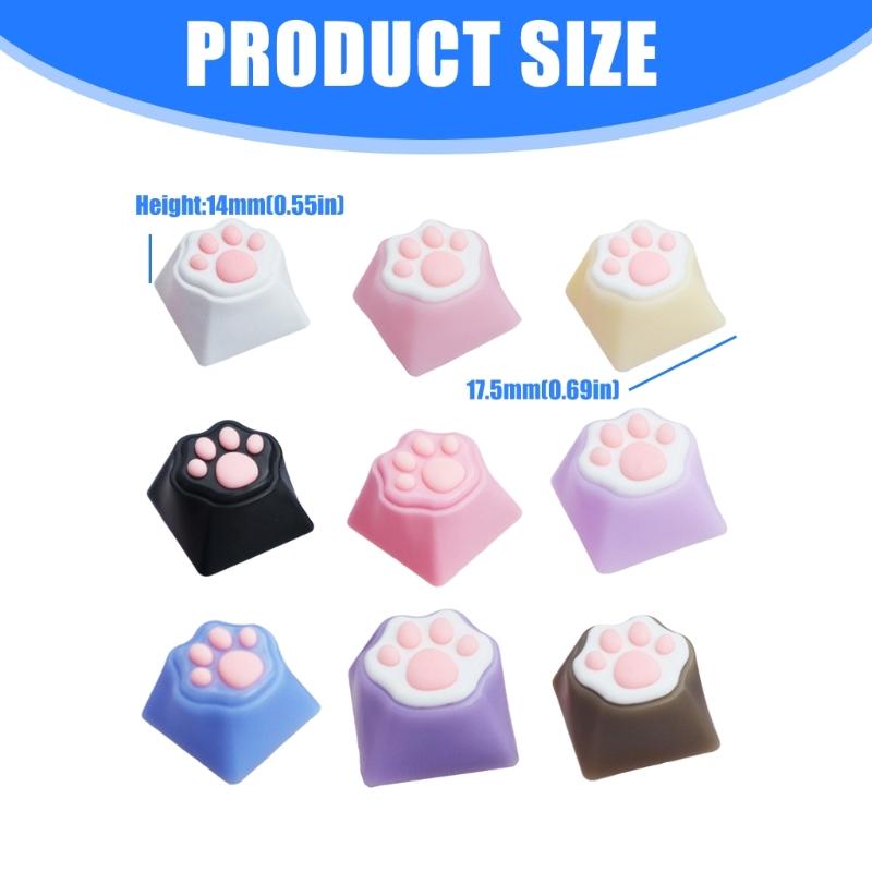 Kitty Paws CatPaw Handmade Customizeds Silicone Keycap for Switches Mechanical Keyboards