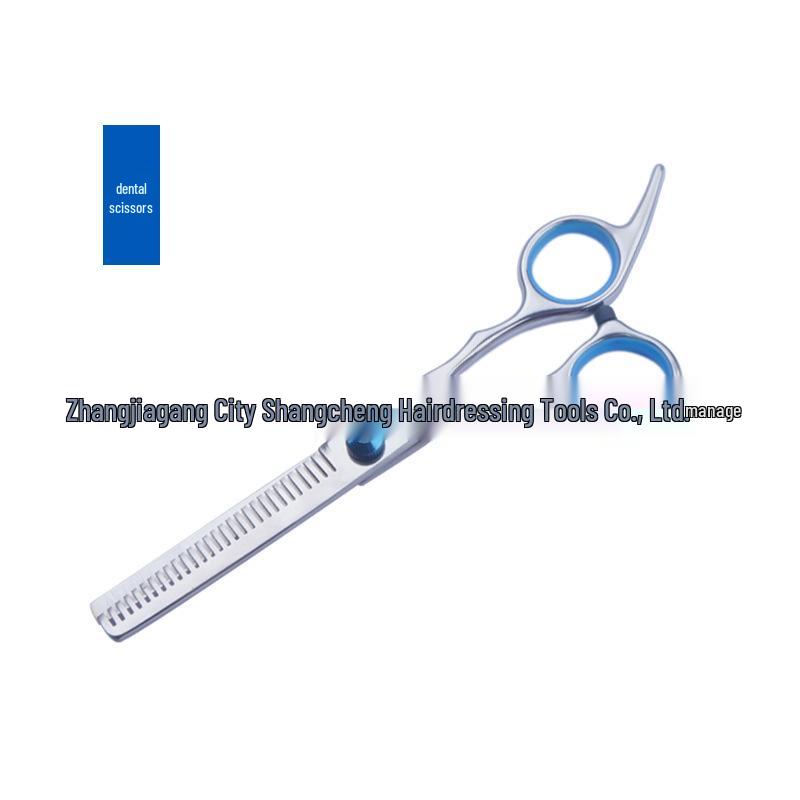 All-Steel Pet Grooming Scissors Set: Flat-Tooth & Curved Trimmers for Dog Hair Care.